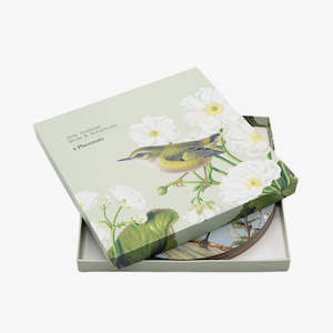 Investment: Placemat Set - Birds & Botanicals - 100%NZ