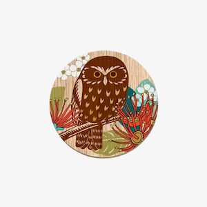 Investment: Screenprint Ruru Coaster