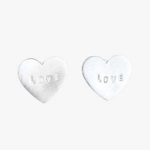 Heart Earrings - Love