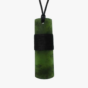 Pounamu Wrapped Toki Pendant 60x20mm