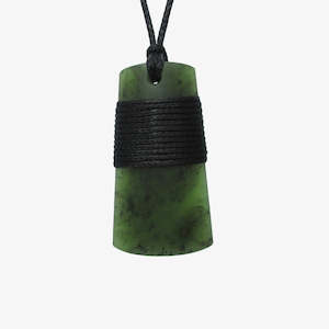 Pounamu Wrapped Toki Pendant 45mm