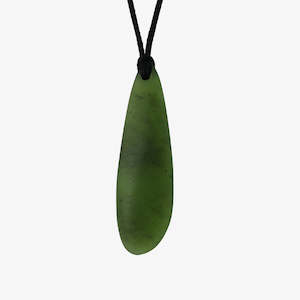 Investment: Pounamu Pendant Freeform Drop 45mm