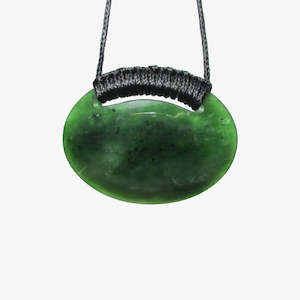 Pounamu Oval Drop Pendant 40mm