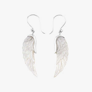 Investment: Mother Of Pearl Angel Wing Earrings