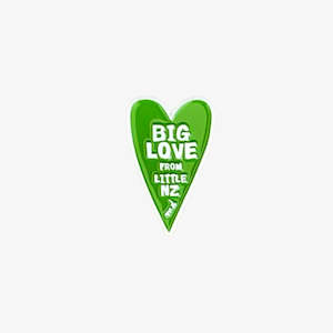 Big Love from Little NZ Enamel Pin