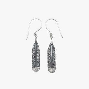 Investment: Mini Huia Feather Earrings