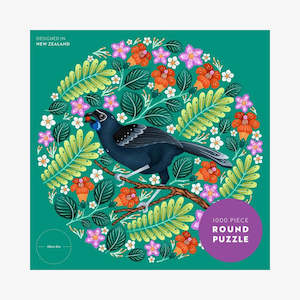 Puzzle - North Island Kokako Round 1000 Pc