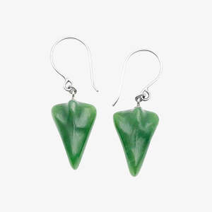 Investment: Pounamu Jet Plane Earrings