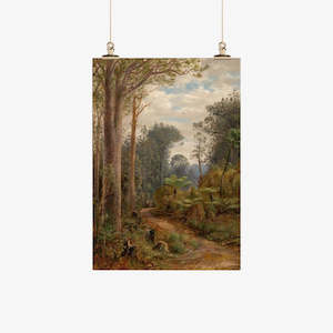 Old Masters - Tea Towel - Among the Kauris, Waitakeres