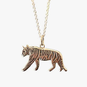 Tiger Necklace, Silver