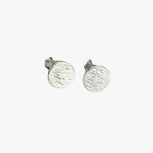 Investment: Petite Disc Studs - Sterling Silver