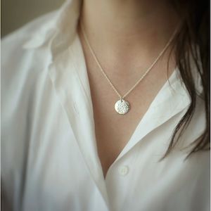 Investment: Full Moon Necklace - Sterling Silver