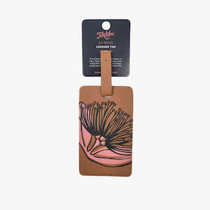 Luggage Tag Pohutukawa - Mustard