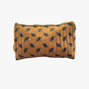 Investment: Cosmetic Bag - Mustard Large