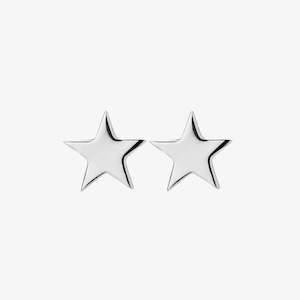 Stargazers Stud Earrings Silver