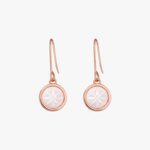 Matariki Whetu Earrings Rose Gold