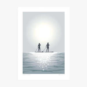 "Morning Paddle" A4 Print - Glenn Jones