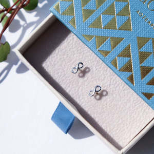 Petite Eternity Stud - Silver