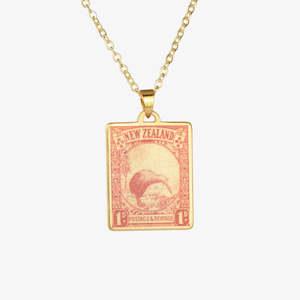 Investment: Kiwi Stamp Necklace