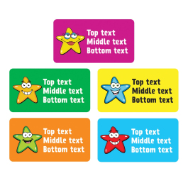 Personalised: Super Stars Personalised Stickers