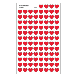 Stickers: Red Hearts Spot Stickers