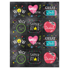 Chalk It Up Reward Stickers