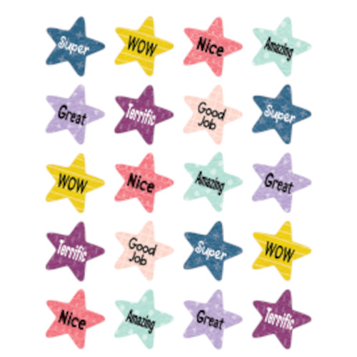 Happy Day Stars Reward Stickers