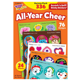 Stickers: All-Year Cheers Stinky Stickers Value Pack