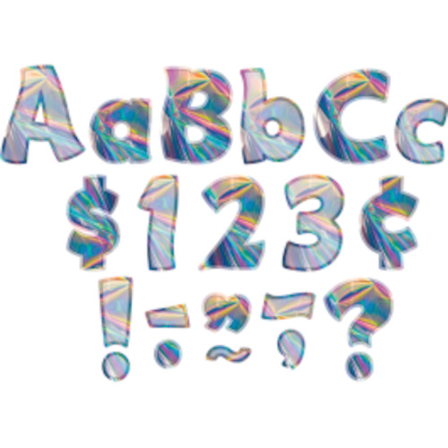 Iridescent Paua Alphabet Lettering - 10cm