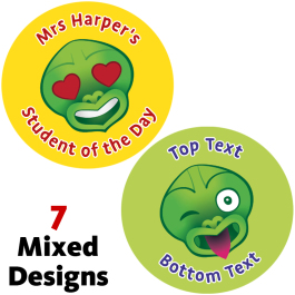 Tiki Emoji Personalised Stickers