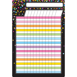 Incentives: Confetti Incentive Write and Wipe Chart