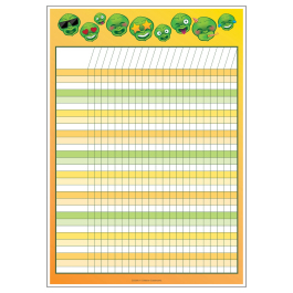 Charts & Posters: Tiki Emoji Incentive Chart