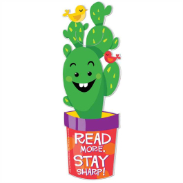 Read More Stay Sharp Cactus Bookmarks