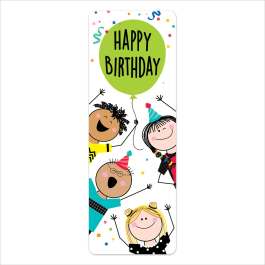 Classroom Resources: Stick Kids Happy Birthday Bookmarks