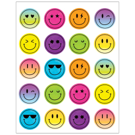 Stickers: Brights 4Ever Smiley Faces Reward Stickers