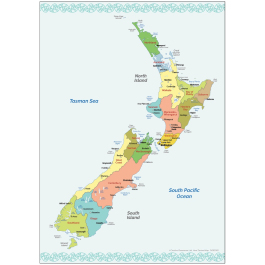 Charts: New Zealand Map