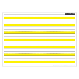 Classroom Resources: Yellow Highlighted Handwriting Mat