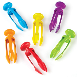 The Living World: Tri-Grip Tongs - Set of 6