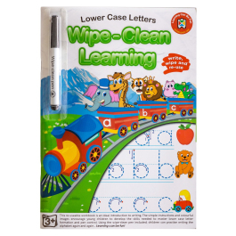 Classroom Resources: Lowercase Letters Wipe-Clean Activity Book