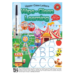 Classroom Resources: Uppercase Letters Wipe-Clean Activity Book