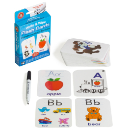 Alphabet and Early Numbers Write & Wipe Flash Cards