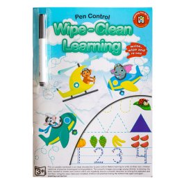 Pen Control Wipe-Clean Activity Book