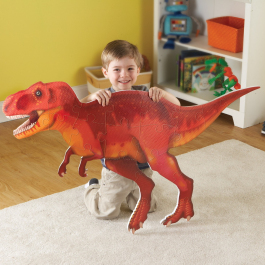 The Living World: T-Rex Jumbo Dinosaur Floor Puzzle