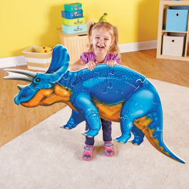 Triceratops Jumbo Dinosaur Floor Puzzle