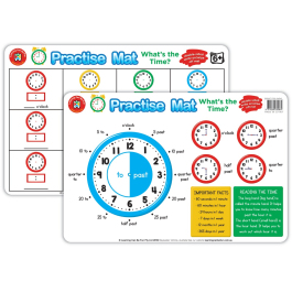 Geometry & Measurement: Practise Mat - What's the Time