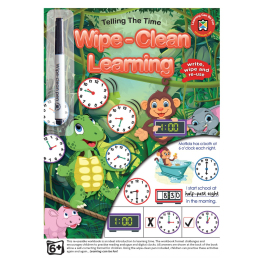 Telling The Time Wipe-Clean Activity Book