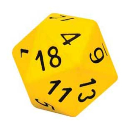 Giant 20-Sided Foam Dice