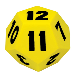 Giant 12-Sided Foam Dice