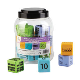 Statistics & Probability: Multiple Representation Foam Dice