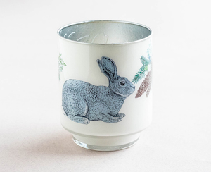 Candle Holder - Christmas Rabbits - 30 - Creative Stuff